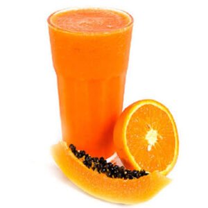 Suco de Laranja e Mamão
