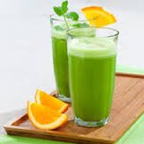 Suco Verde Laranja, Couve e Hortelã